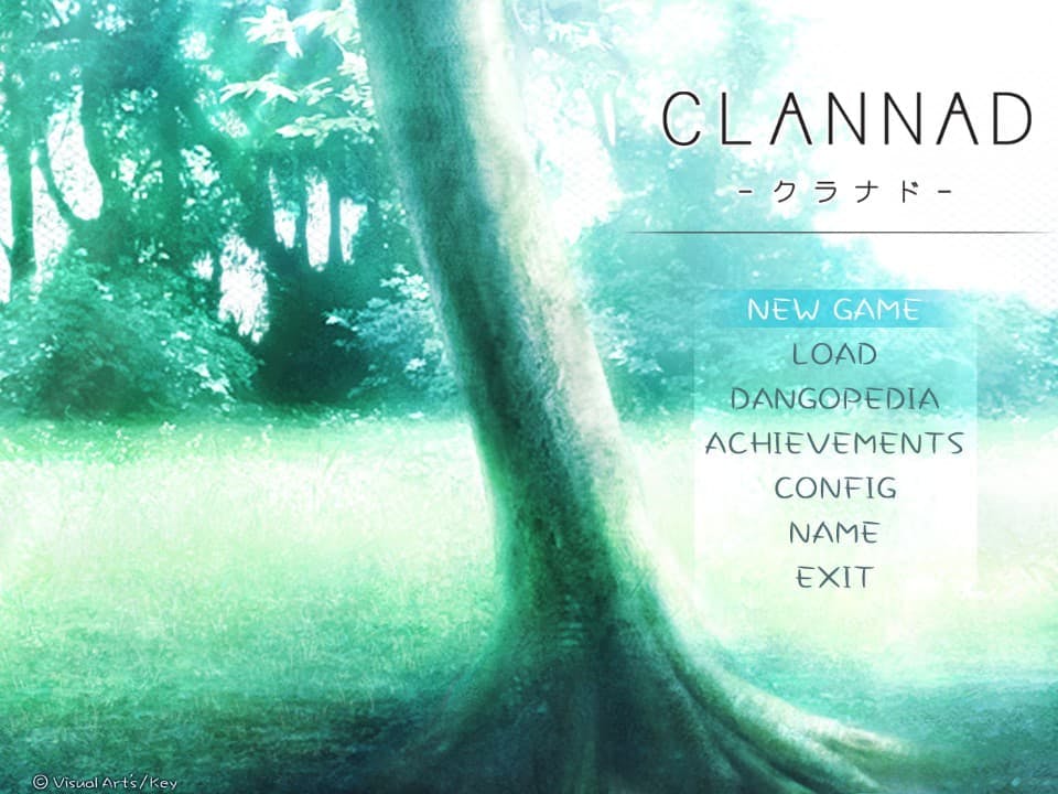 Steam版CLANNADの中国語設定画面の日本語訳